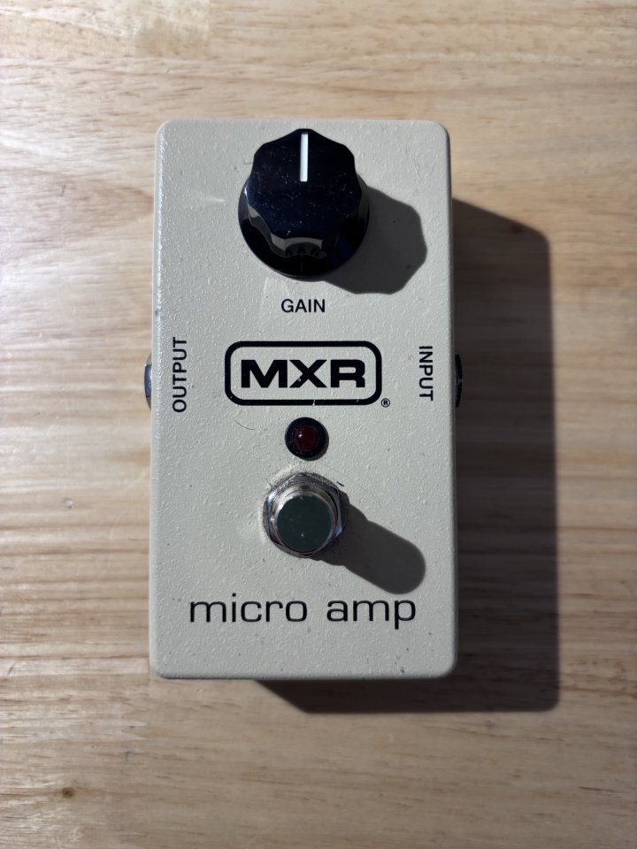 MXR Micro Amp – Booster limpio clásico