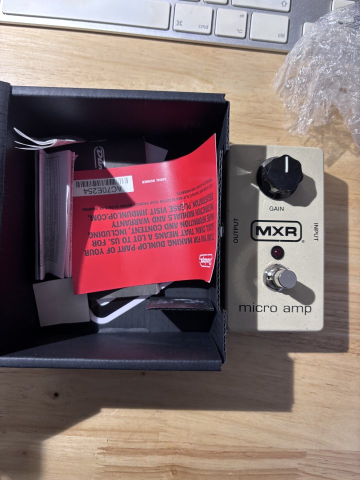 MXR Micro Amp – Booster limpio clásico