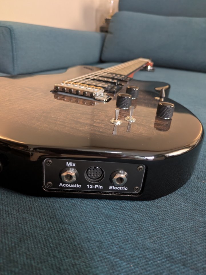 Godin XTSA Leaftop Trans Black de segunda mano · Foto 5 de 10 · Girona · 1500 €