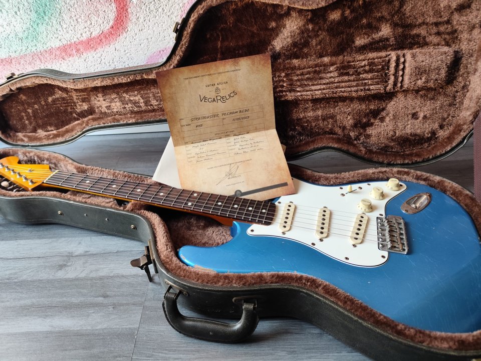 VegaRelics Stratocaster Pelham Blue