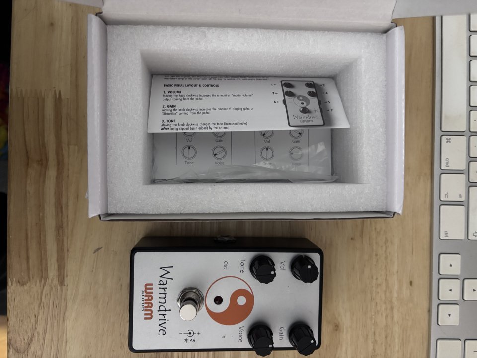 Warm Audio Warmdrive – Overdrive (caja y papeles originales)