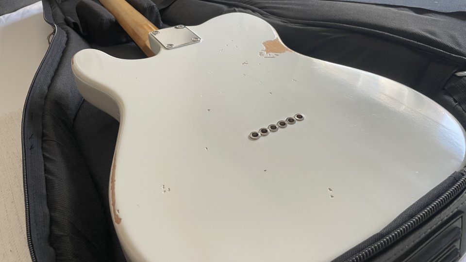 DLD Telecaster Olympic White Relic de segunda mano · Foto 8 de 10 · A Coruña · 700 €