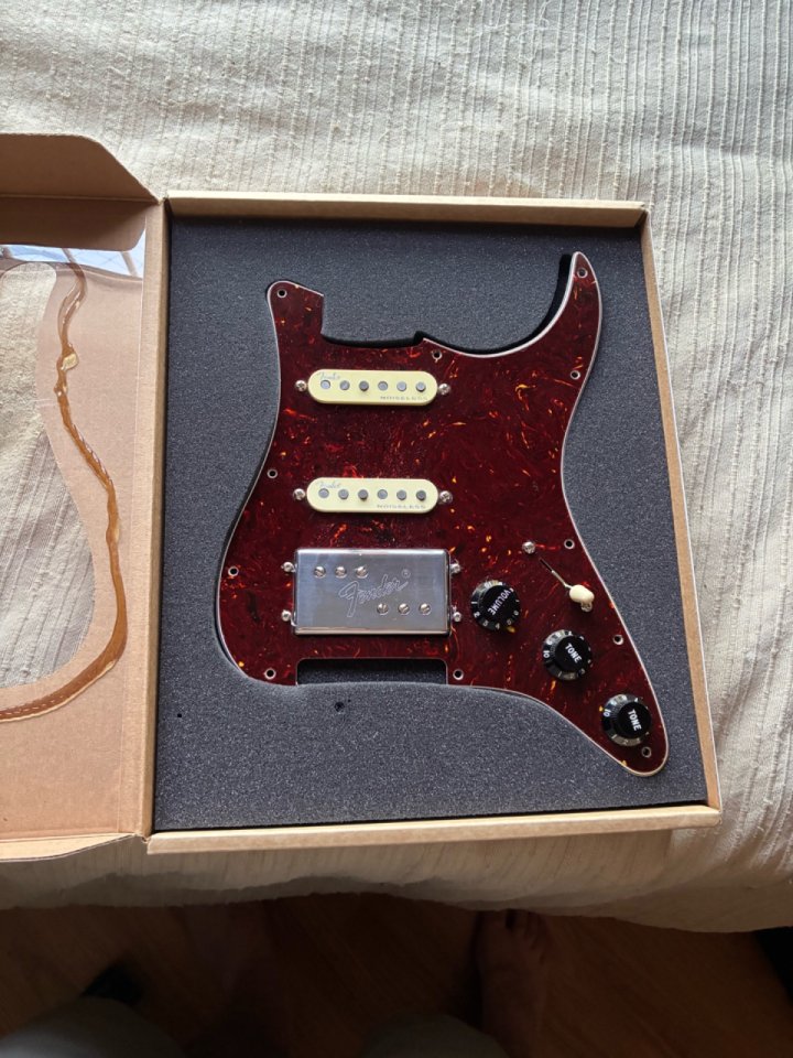 Juego de pastillas y golpeador Fender Noiseless Cunife de segunda mano · Foto 1 de 2 · Madrid · 375 €