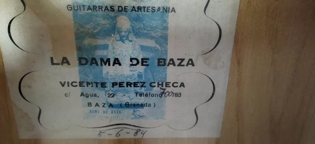 Bandurria Vicente Pérez Checa