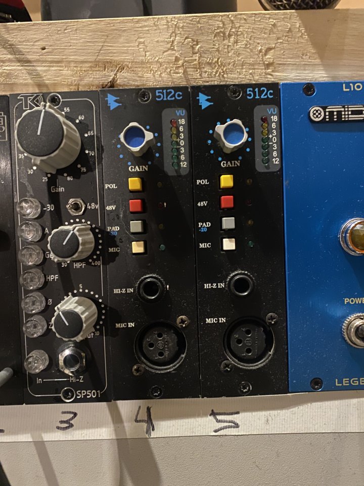 Api 512 c preamp de micrófono