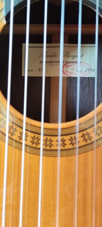 Guitarra Amalio Burguet N3 1993 de segunda mano · Foto 3 de 10 · Alicante · 960 €