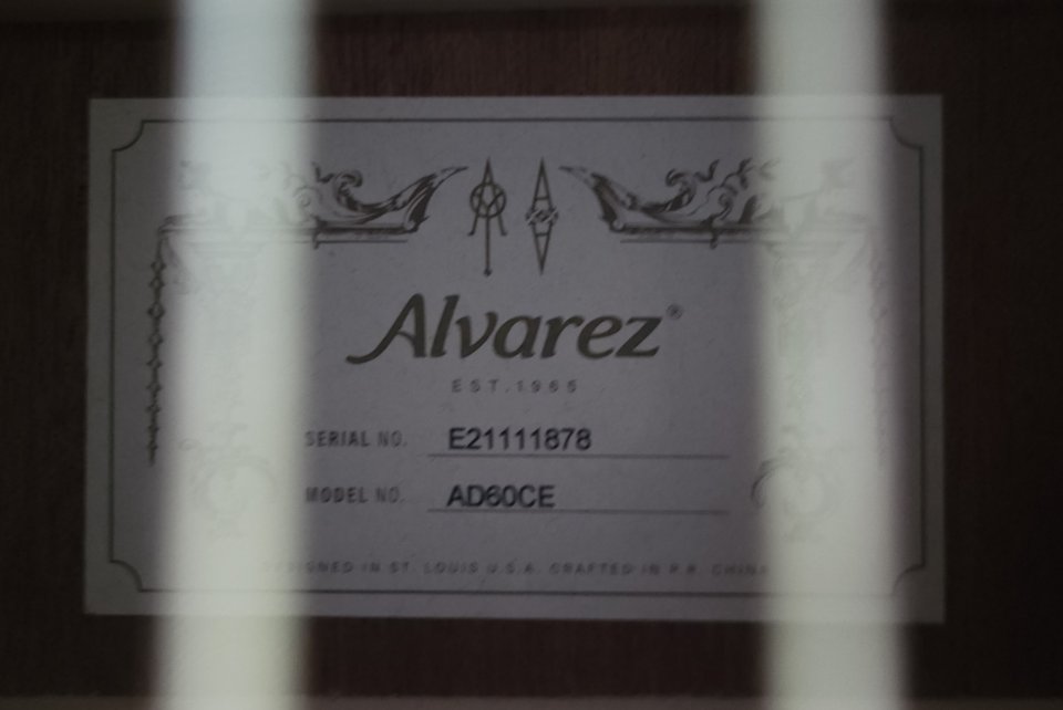 Álvarez Artist AD60CE Electroacústica de segunda mano · Foto 8 de 10 · Valencia · 399 €