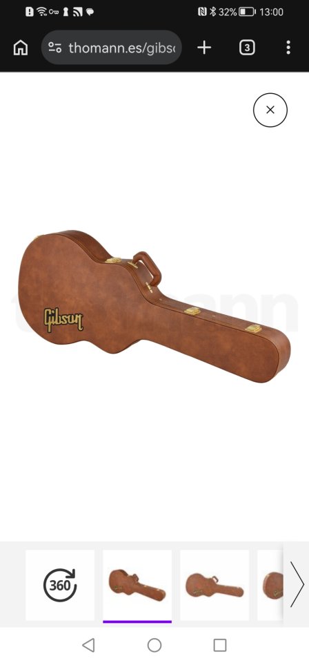 Estuche Gibson ES335 Marrón Nuevo