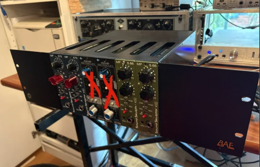 Rack BAE serie 500 y previos Sound Skulptor