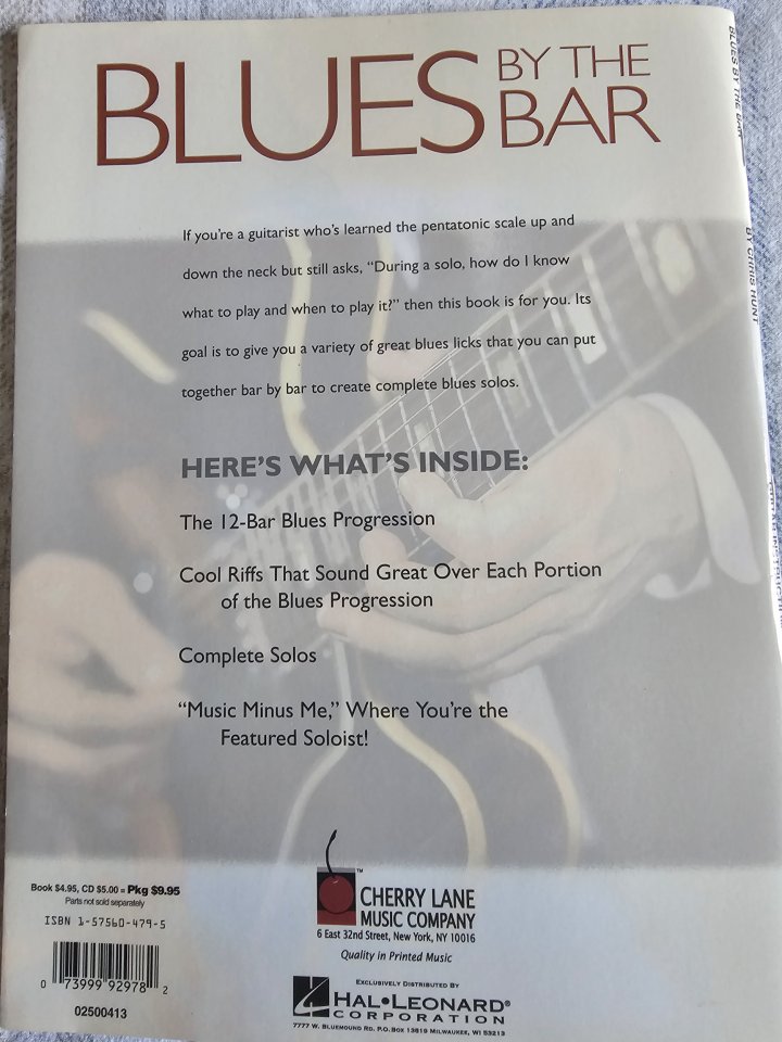 Blues by the Bar: Cool Riffs That Sound Great over the Blues Progression