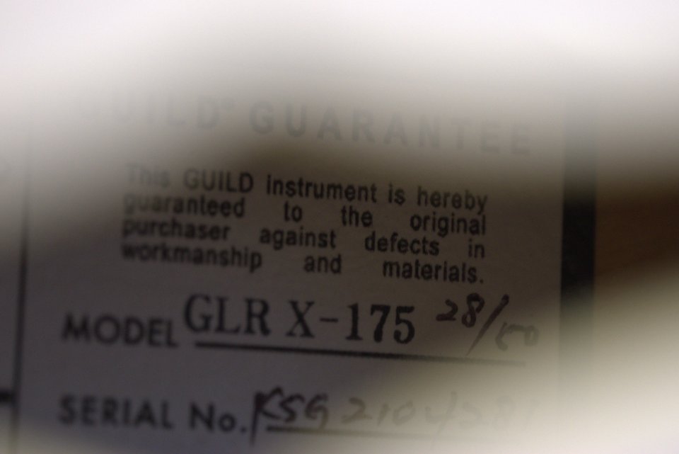Guild GLR X-175 edición limitada de segunda mano · Foto 4 de 10 · Madrid · 1100 €
