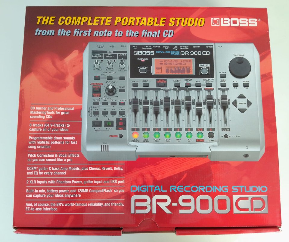 Boss BR-900 CD Grabadora Digital Portátil