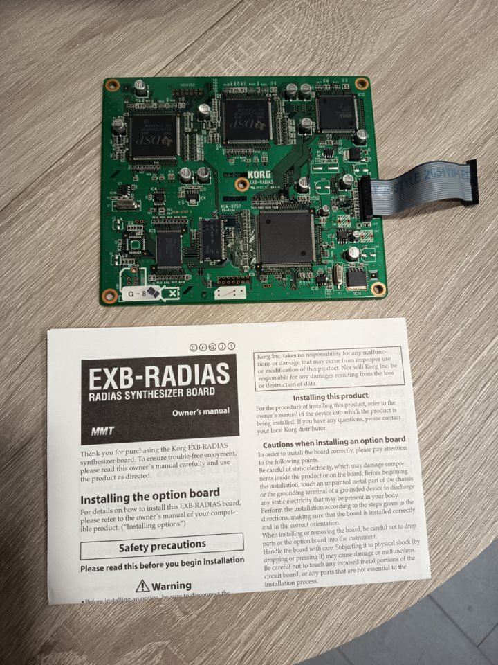 Tarjeta expansión Korg M3 EXB-RADIAS de segunda mano · Foto 2 de 2 · Barcelona · 260 €