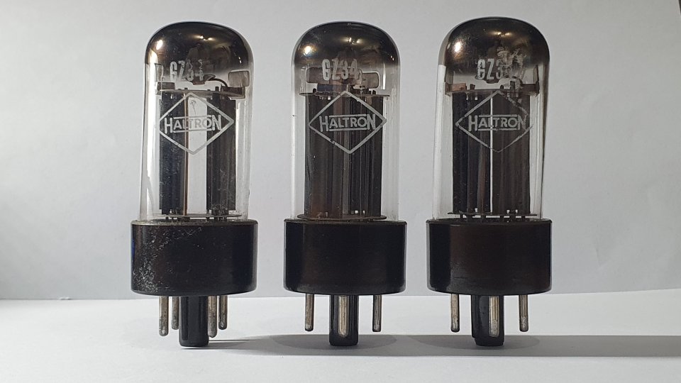 Válvula Haltron GZ34 NOS Rectificadora 5AR4 Tubo HiFi