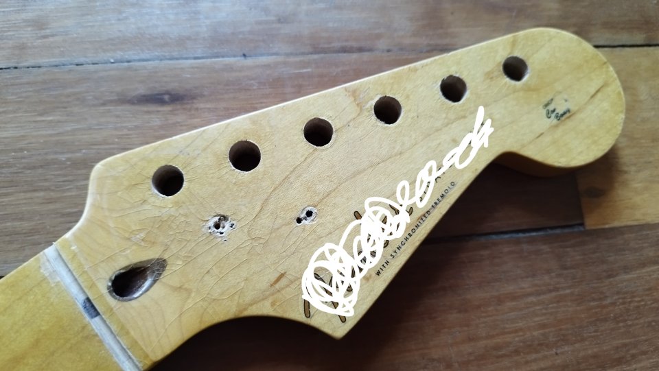 Mástil Musikraft stratocaster, reservado.