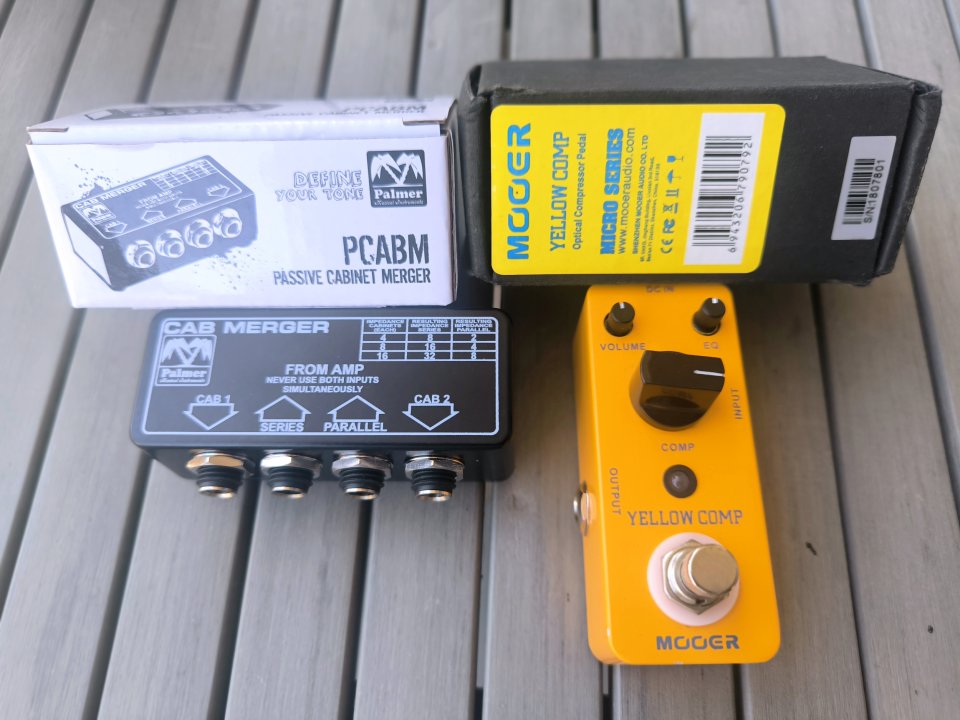 Mooer yellow comp y Palmer Pcabm ¡Como nuevos y envío incluido!