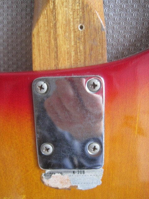 Vintage Kay K-20B copia Rickenbacker 4001 1960s/1970s