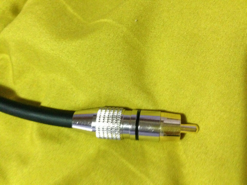 2 cables Amphenol 1.5m jack-RCA gama profesional a estrenar