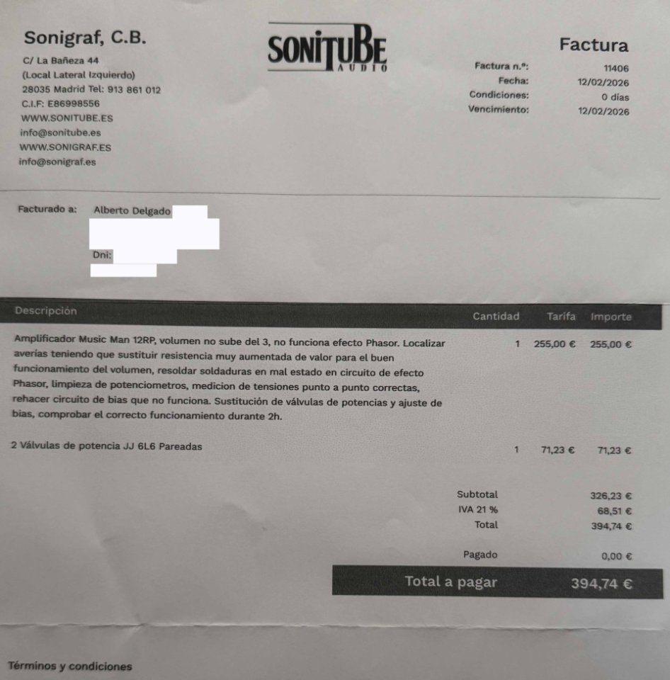 Ampli MUSIC MAN Sixty Five 112 RP - vintage 1976