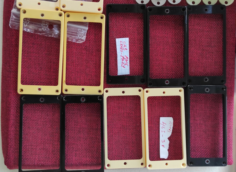 Sets de marcos para pastillas de guitarra