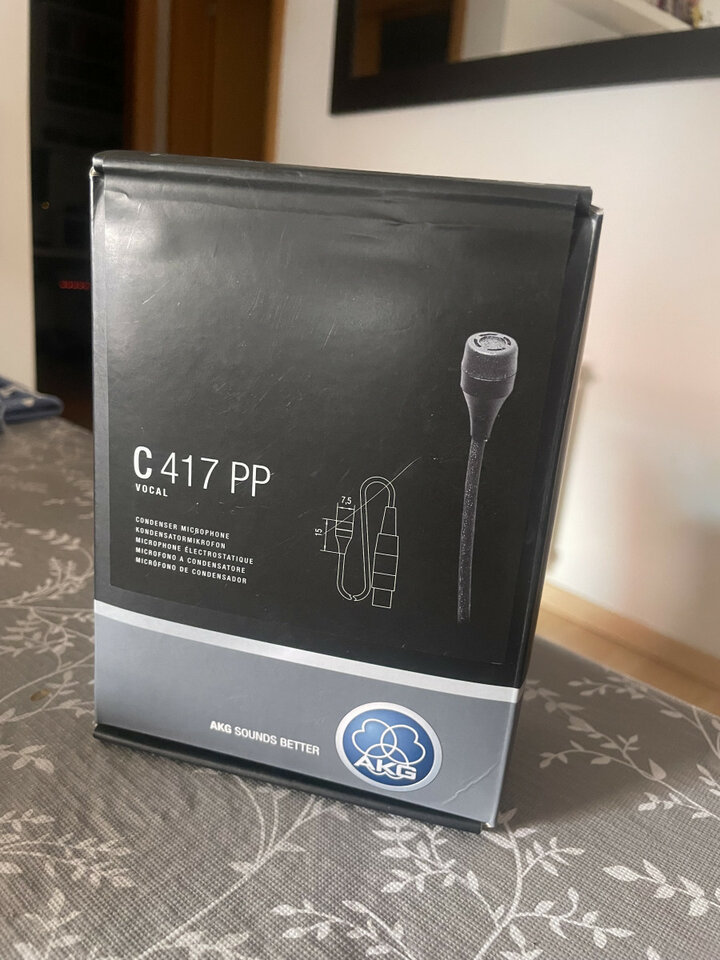 Micro de solapa AKG C417 PP (Lavalier con XLR)