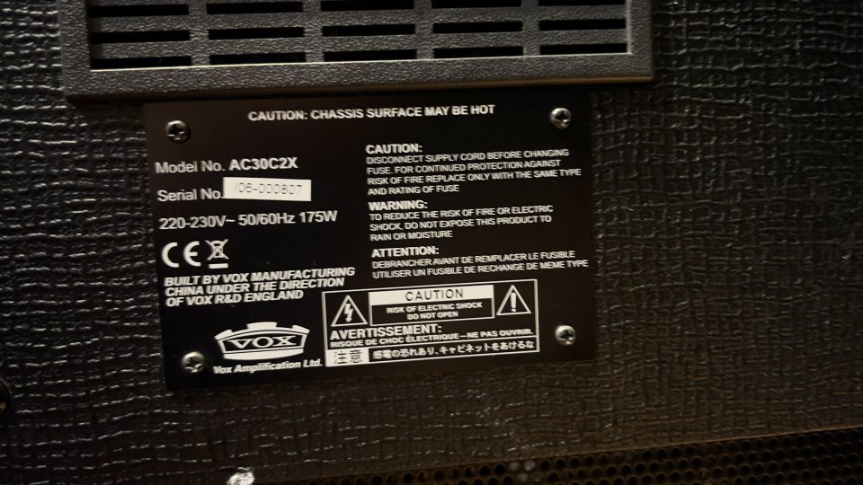 Vox AC30 C2X Impecable