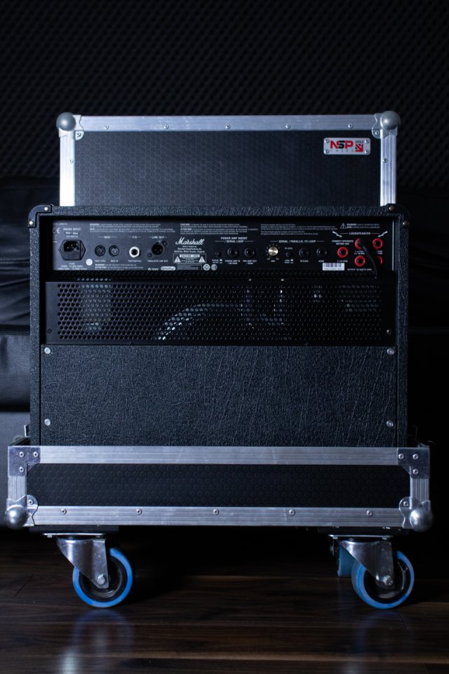 Marshall JVM215C 2-Channel 50-Watt 1x12" + NSP Cases (UK) + Footswitch