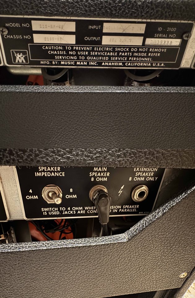 Ampli MUSIC MAN Sixty Five 112 RP - vintage 1976