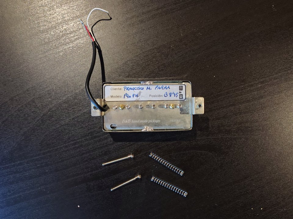 Pastilla P90 en formato humbucker B&B de segunda mano · Foto 2 de 3 · Granada · 60 €