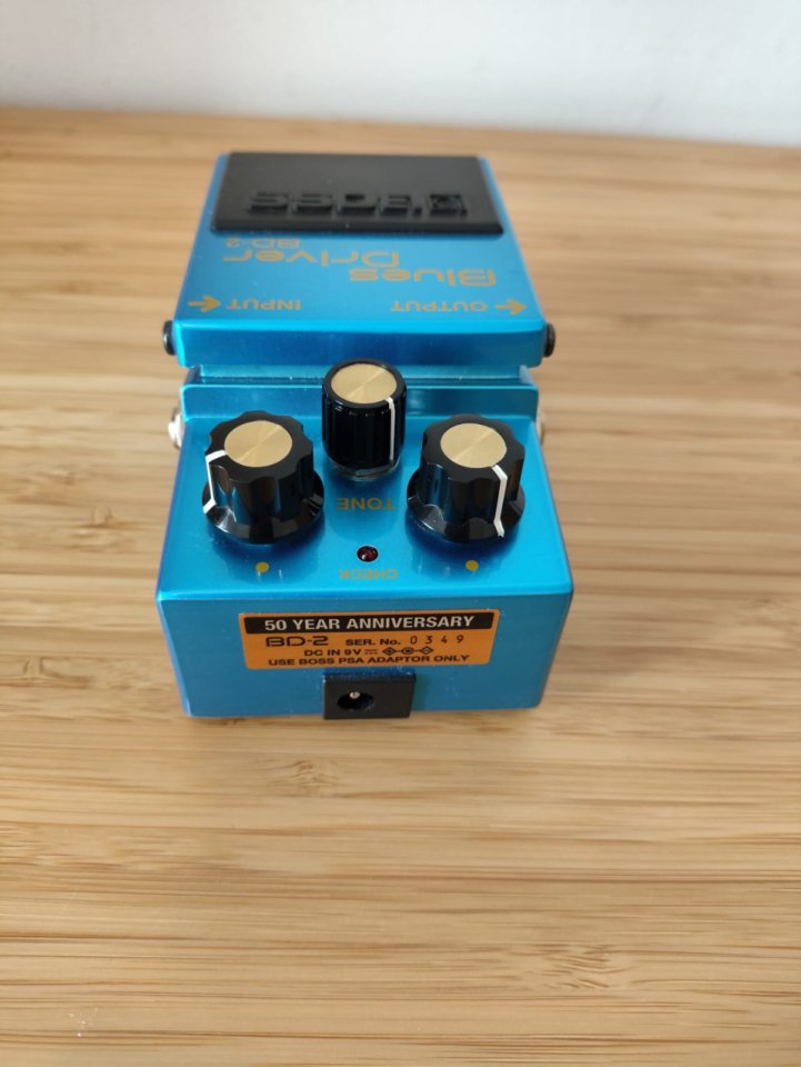 Boss BD-2 Blues Driver Edición 50 Aniversario
