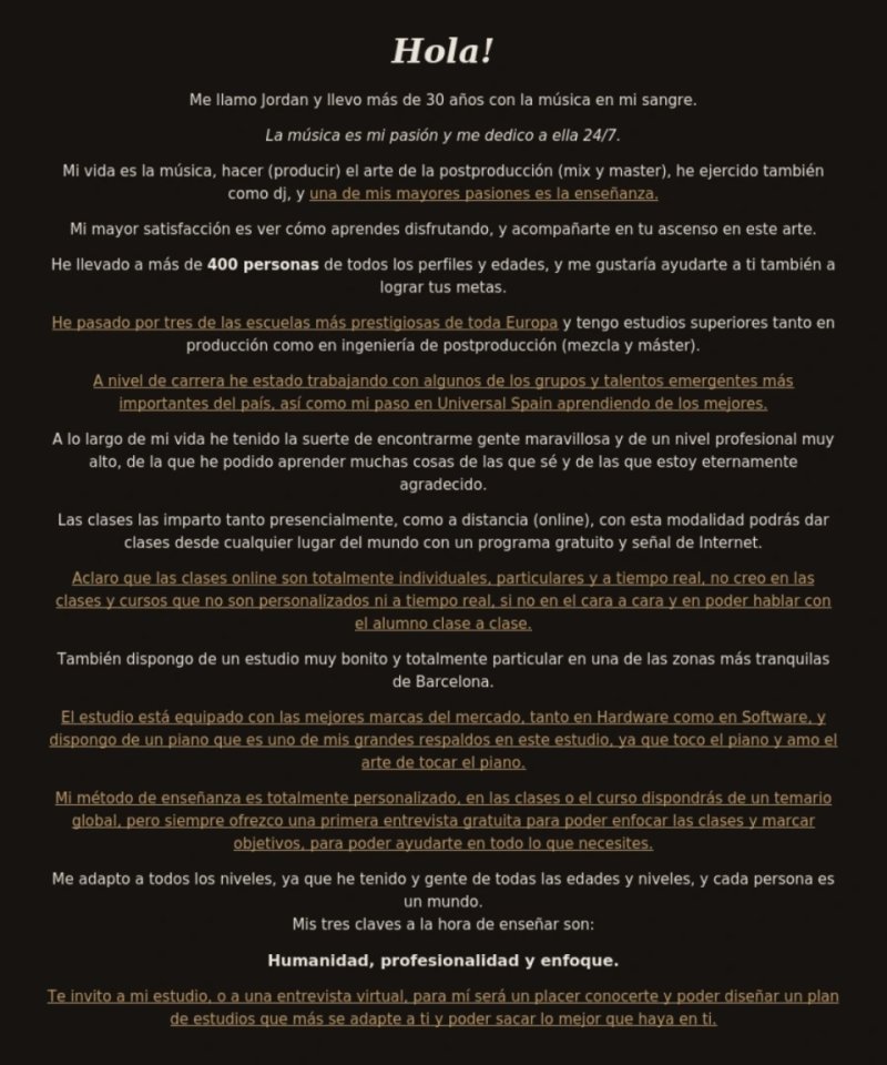 Curso Particular de Post Producción Musical Mix y Master de segunda mano · Foto 7 de 10 · Barcelona