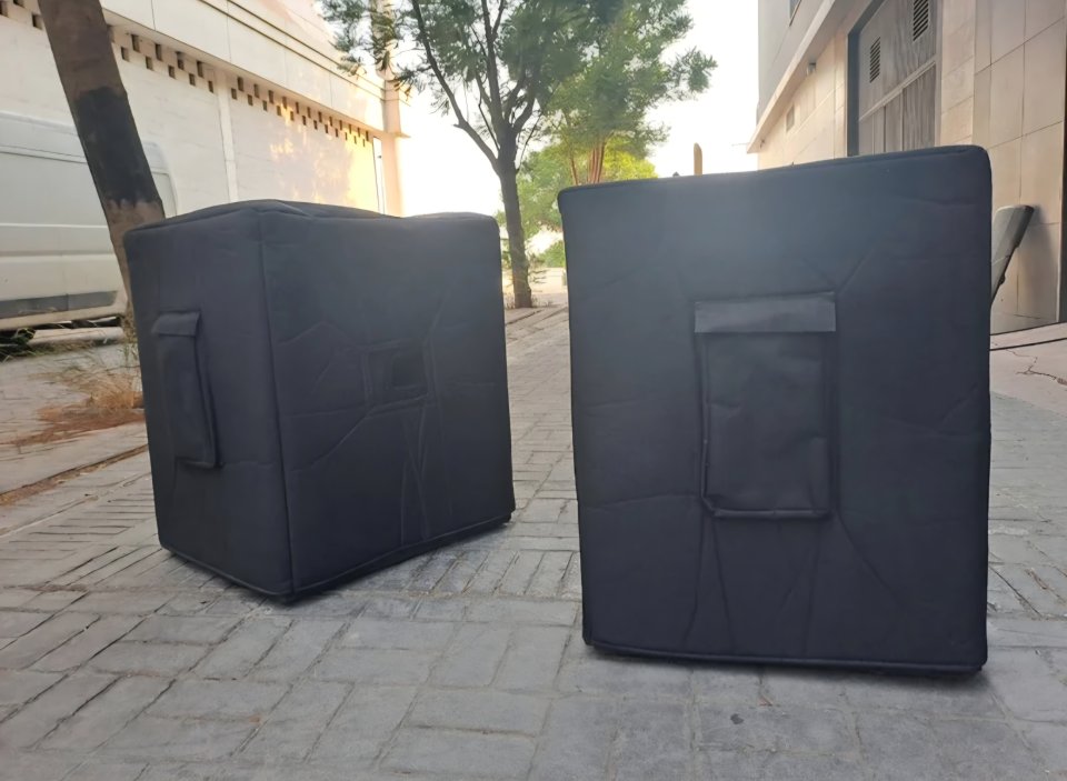 Dos Subgraves Das Vantec 18a Autoamplificados Con Fundas Incluidas