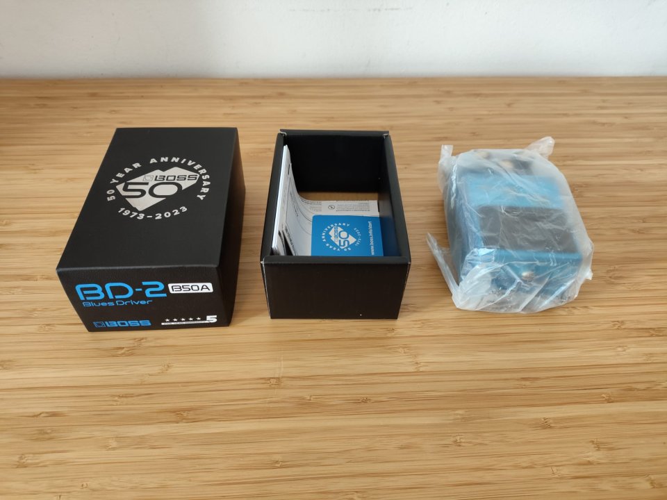 Boss BD-2 Blues Driver Edición 50 Aniversario