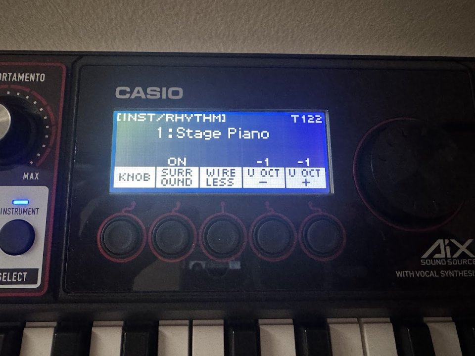 Casio CT-S1000V - Sintetizador con Sintesis Vocal de segunda mano · Foto 4 de 5 · Madrid · 200 €