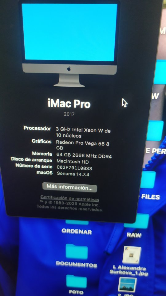 IMAC Pro 2017 (8TB HD + 64GB RAM)