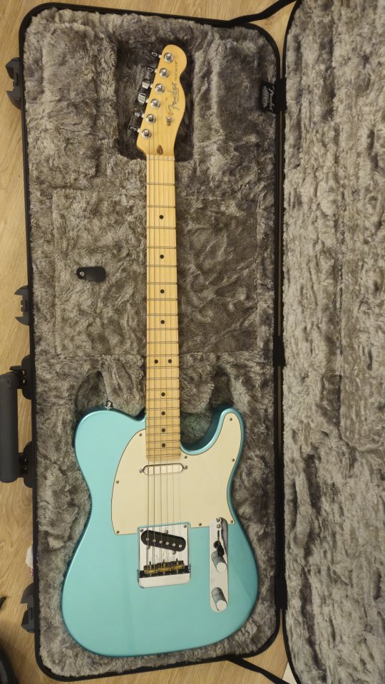 Fender Pro american telecaster 2017 mystic seafoam
