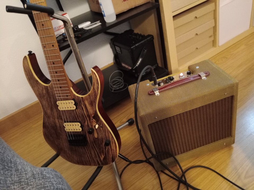 Ibanez RG421HigPerformanceAM-ABL (Dimarzios) de segunda mano · Foto 7 de 7 · Madrid · 500 €