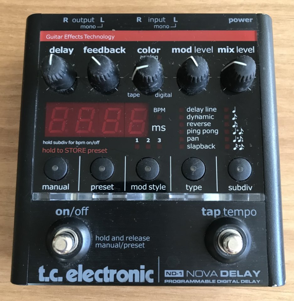 TC Electronic Nova Delay ND1