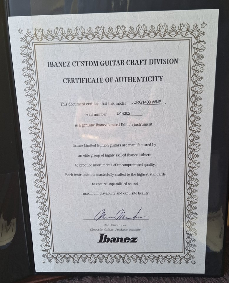 IBANEZ J CUSTOM 1403 Limited Edition