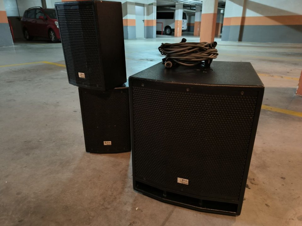 Equipo de Sonido T-BOX: Subwoofer y Cajas