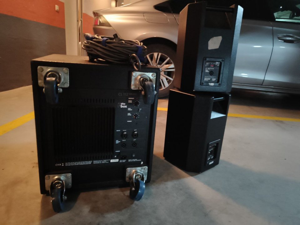 Equipo de Sonido T-BOX: Subwoofer y Cajas