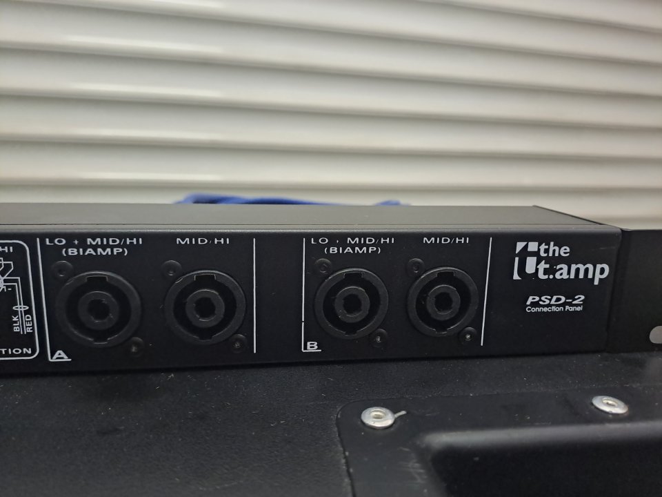 Panel Conectores XLR & Speakon Thomann PSD Nuevo