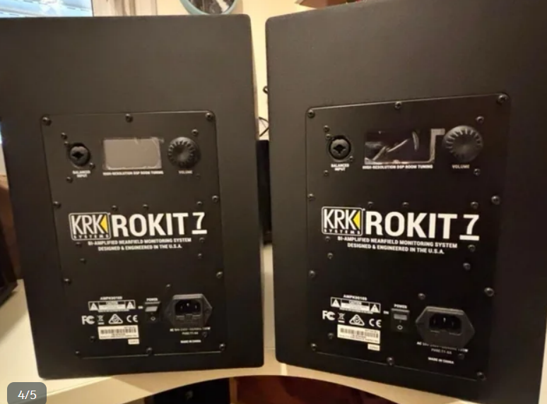 KRK Rokit 7 G4 Monitores de Estudio de segunda mano · Foto 2 de 5 · Granada · 320 €
