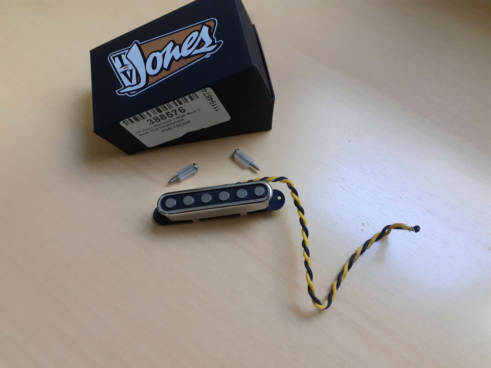 TV Jones Starwood T-Style Neck C pastilla mástil telecaster