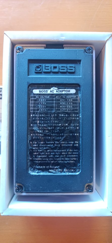 VENDO] Boss BF-2 Flanger - Enero 1980 (Black Label / Made in Japan)