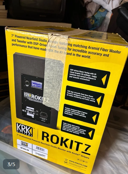 KRK Rokit 7 G4 Monitores de Estudio de segunda mano · Foto 5 de 5 · Granada · 320 €