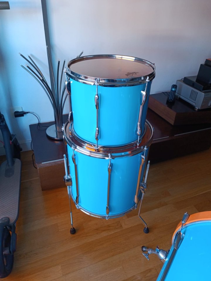 Bateria Pearl Export restaurada
