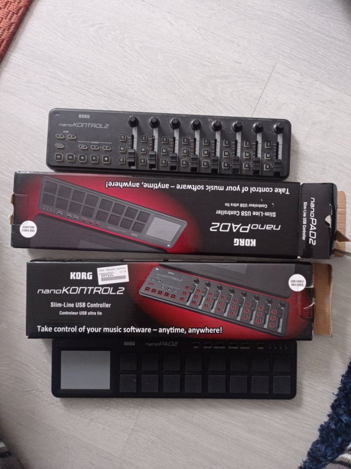 Nanokontrol y Nanopad