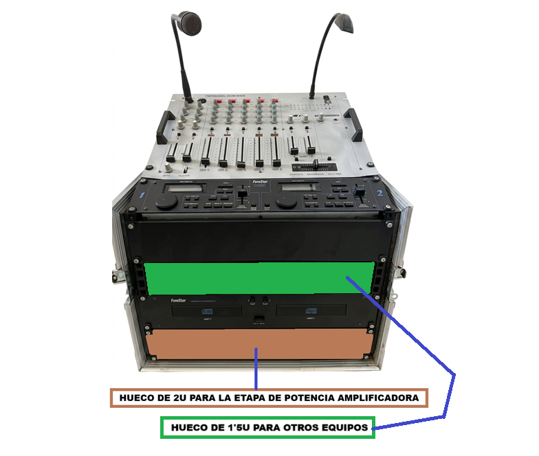 Cabina de DJ completa para Discoteca, Pub, Bar, Teatro,... de segunda mano · Foto 2 de 9 · Cantabria · 790 €
