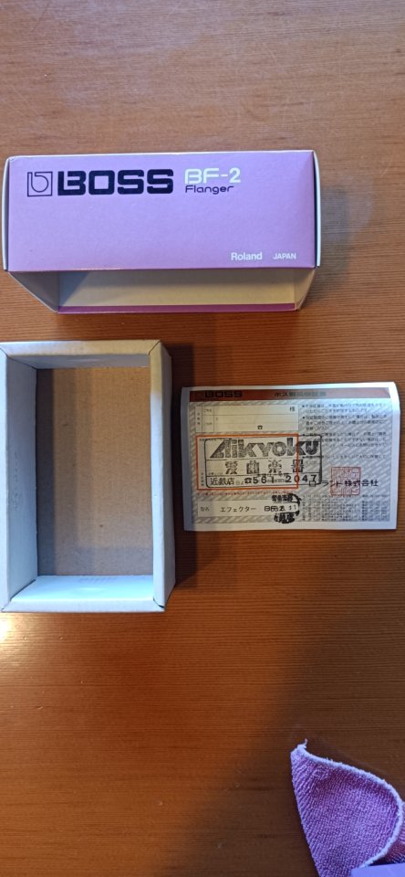 VENDO] Boss BF-2 Flanger - Enero 1980 (Black Label / Made in Japan)